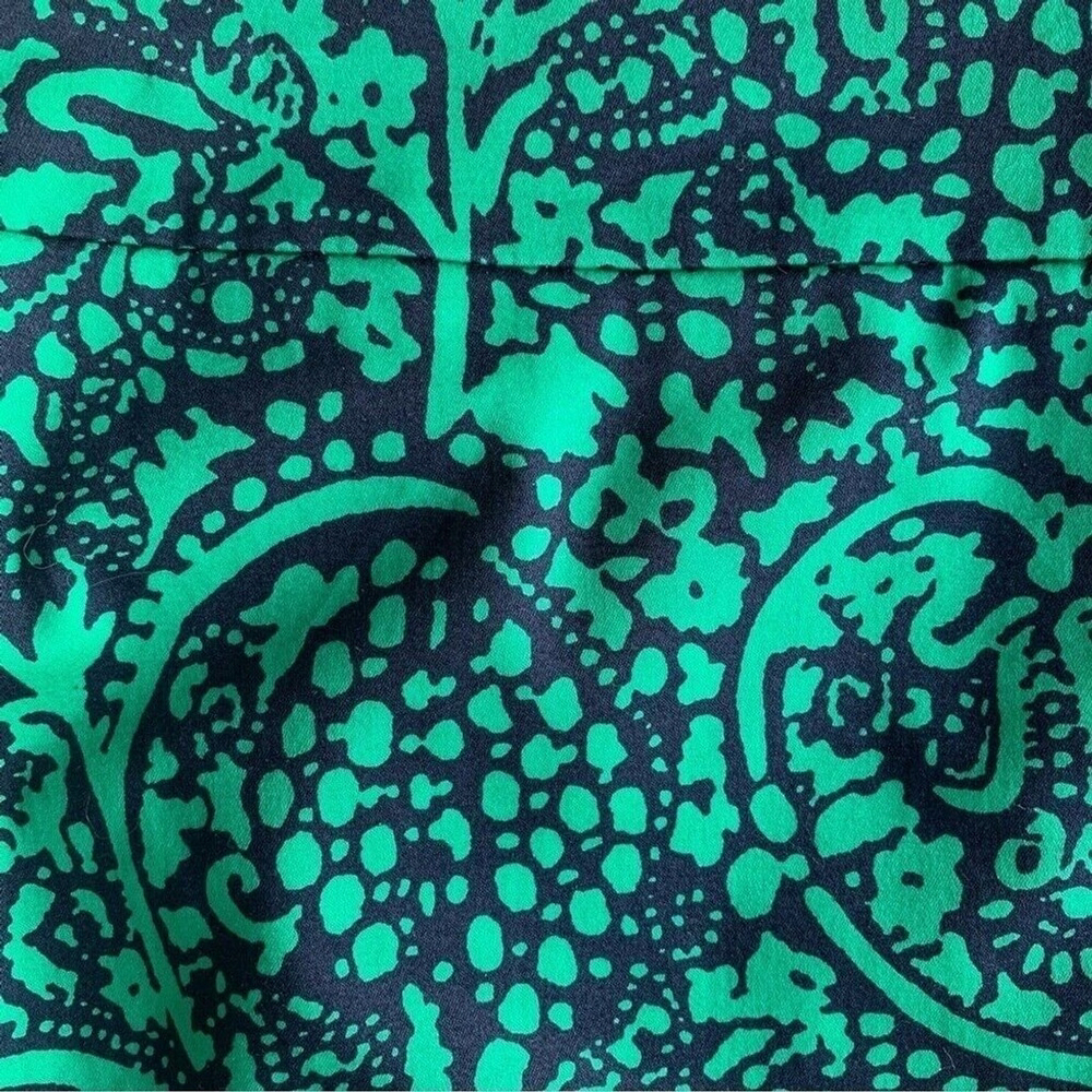 Ann Taylor Factory Green Patterned Mini Pencil Skirt Size 4 - Picture 3 of 11